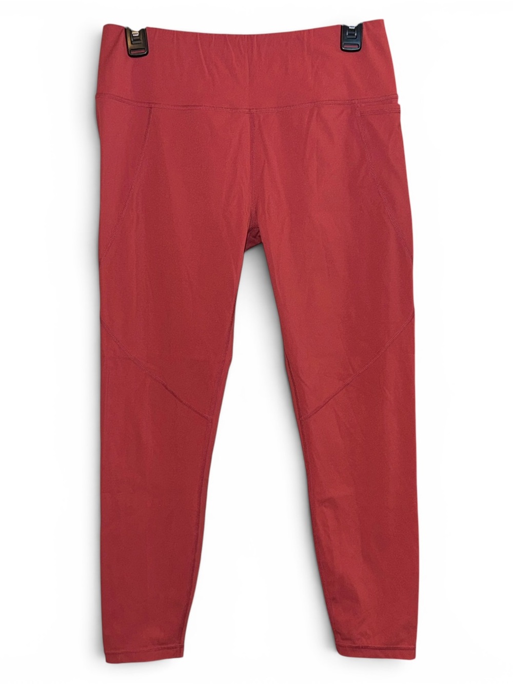 Sweaty Betty Size Medium ‘The Power’ 7/8 Pocket Leggings - Rust Red - Picture 8 of 16